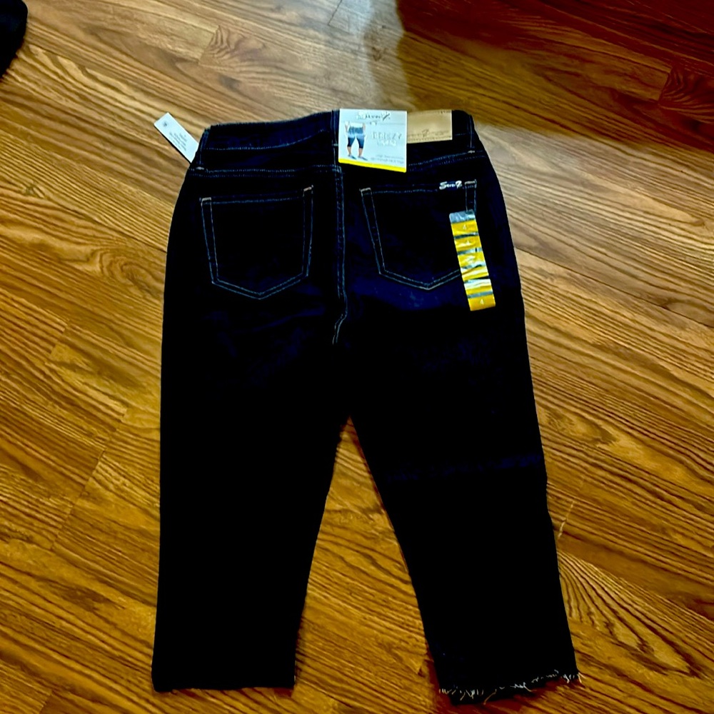 Seven  dark blue‎ jeans capris